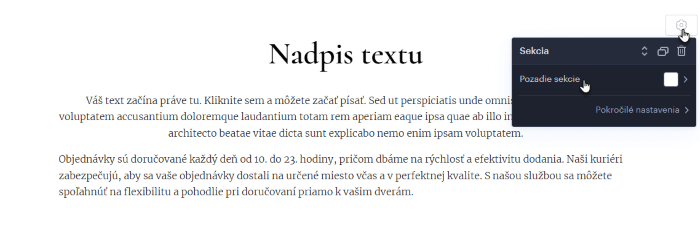 nastavenie-sekcie
