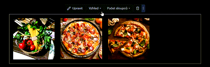 Nastavení fotogalerie