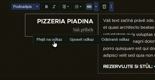 Přejít na odkaz