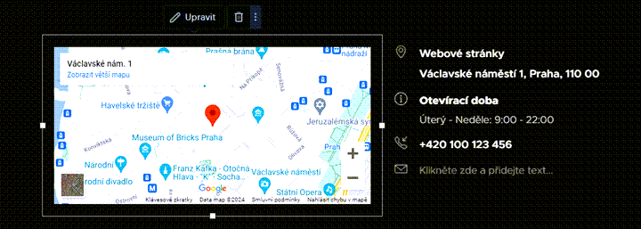 Úprava mapy