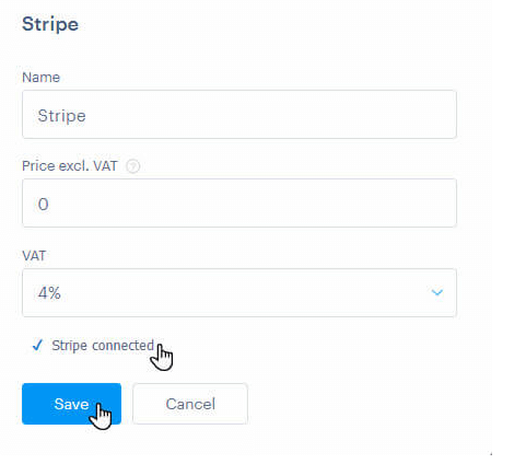 Stripe tilkoblet
