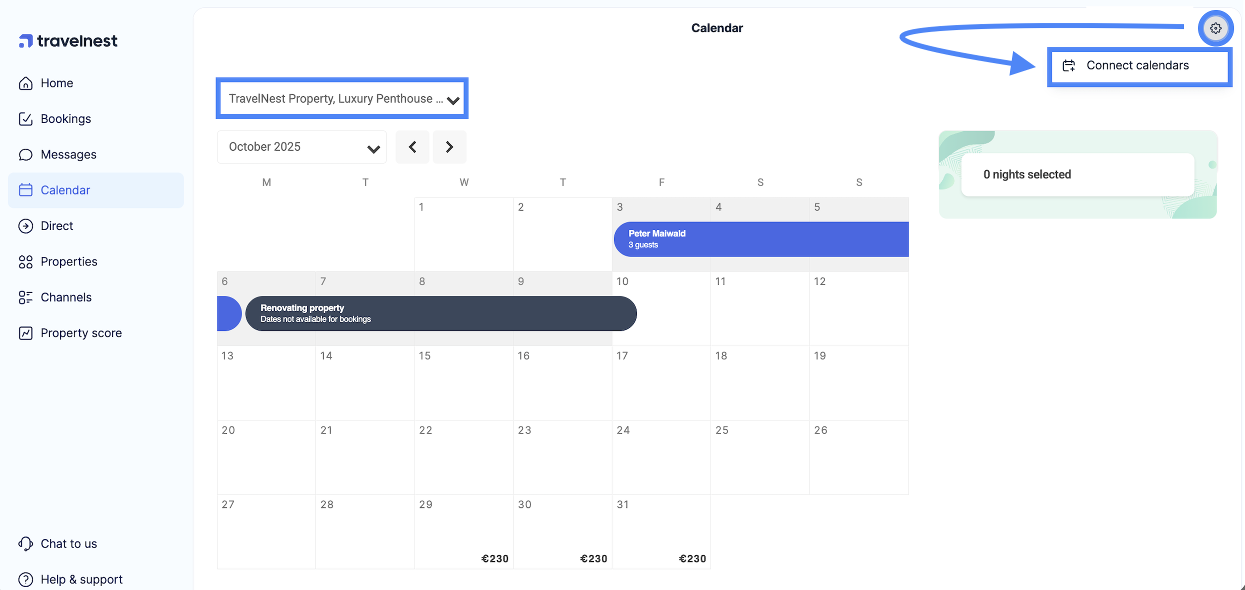 Additional calendar features