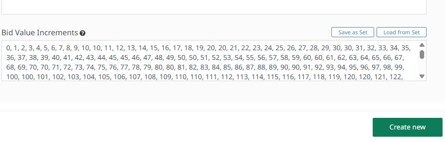 Item Edit Advanced Settings