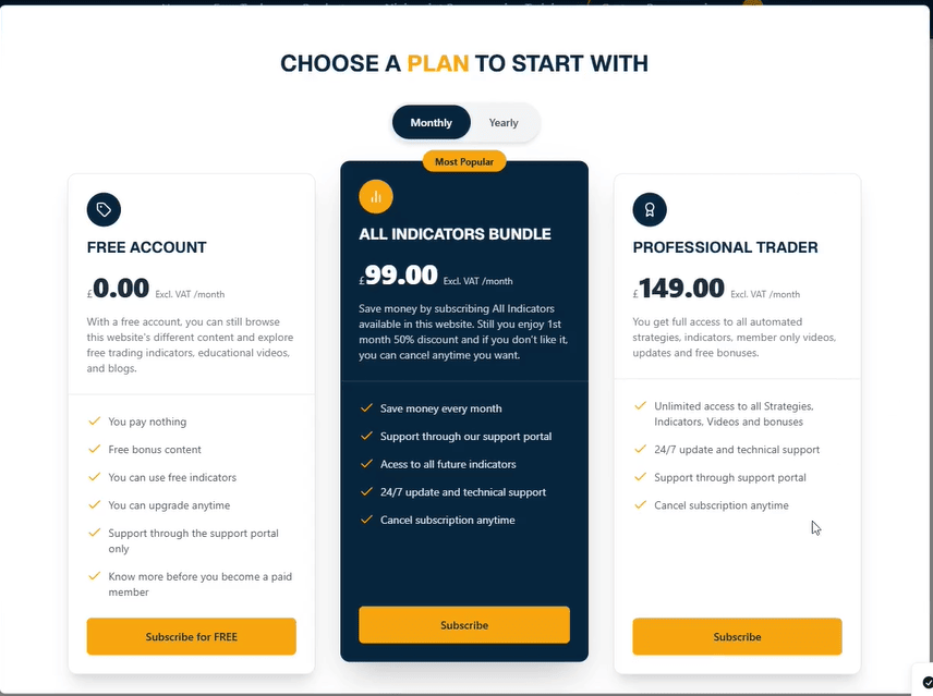 plans for Sign up for rizecapital