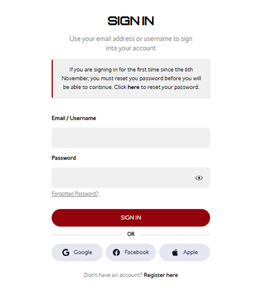A screenshot of a login form

AI-generated content may be incorrect.