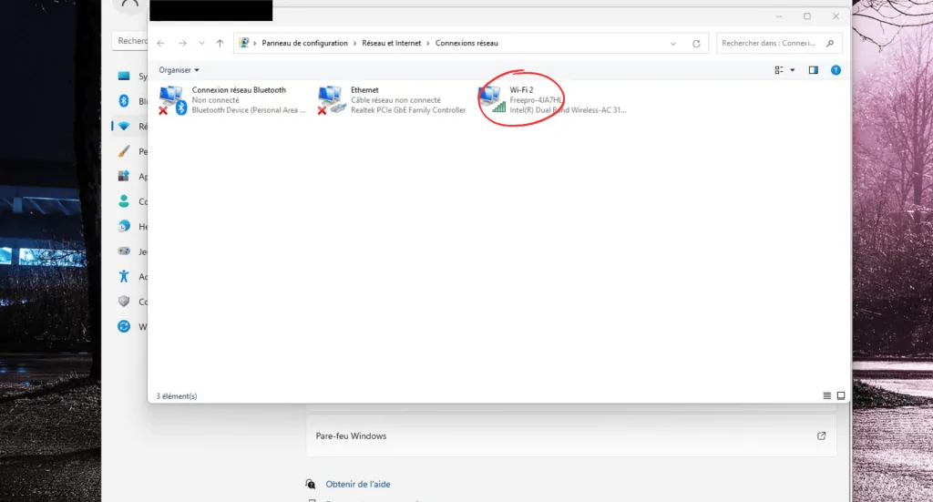 désactiver l'IPv6 sous windows 11