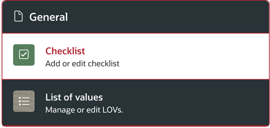 A screenshot of a checklist

Description automatically generated with medium confidence