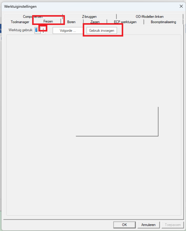 image8.png Afbeelding 8. Tabblad “Frezen” en optie “Gebruik invoegen”.