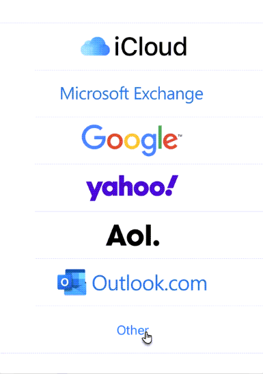 Sett opp din Webnode webmail på iPhone