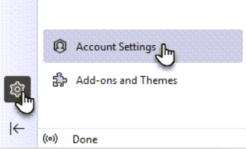 Sette opp Webnode webmail i Mozilla Thunderbird