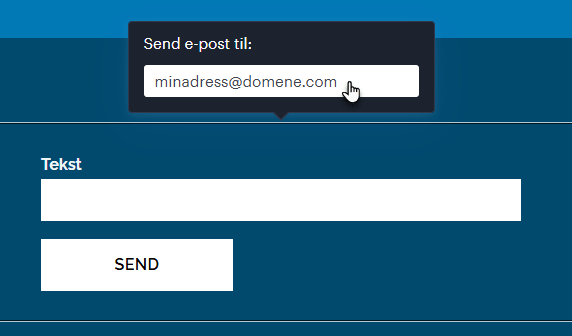 Send e-post til