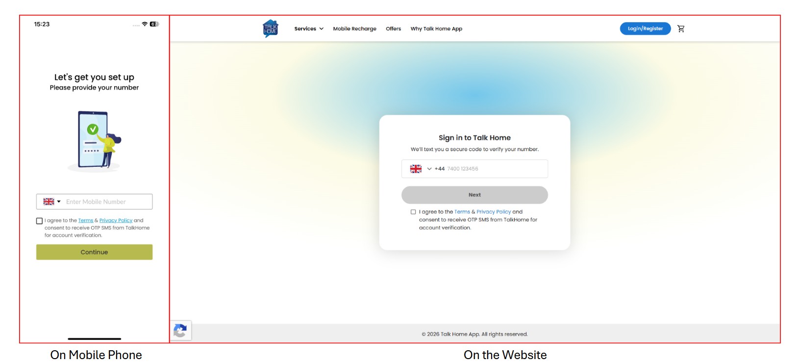 Enter your Mobile Number