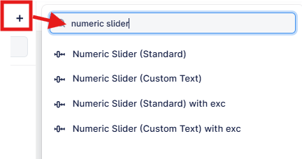 The image depicts a numeric slider control interface with various settings for standard and custom text configurations, including options for adding exc.
AI-generated content may be incorrect.