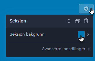 Bakgrunnsvideo på siden