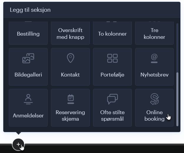 Nytt seksjon
