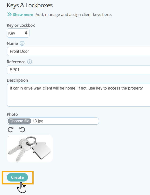Add a Client key to your dog walking software