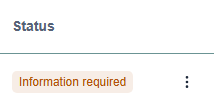 The three dot menu on a row in the Orders list