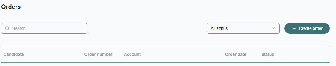 Search orders
