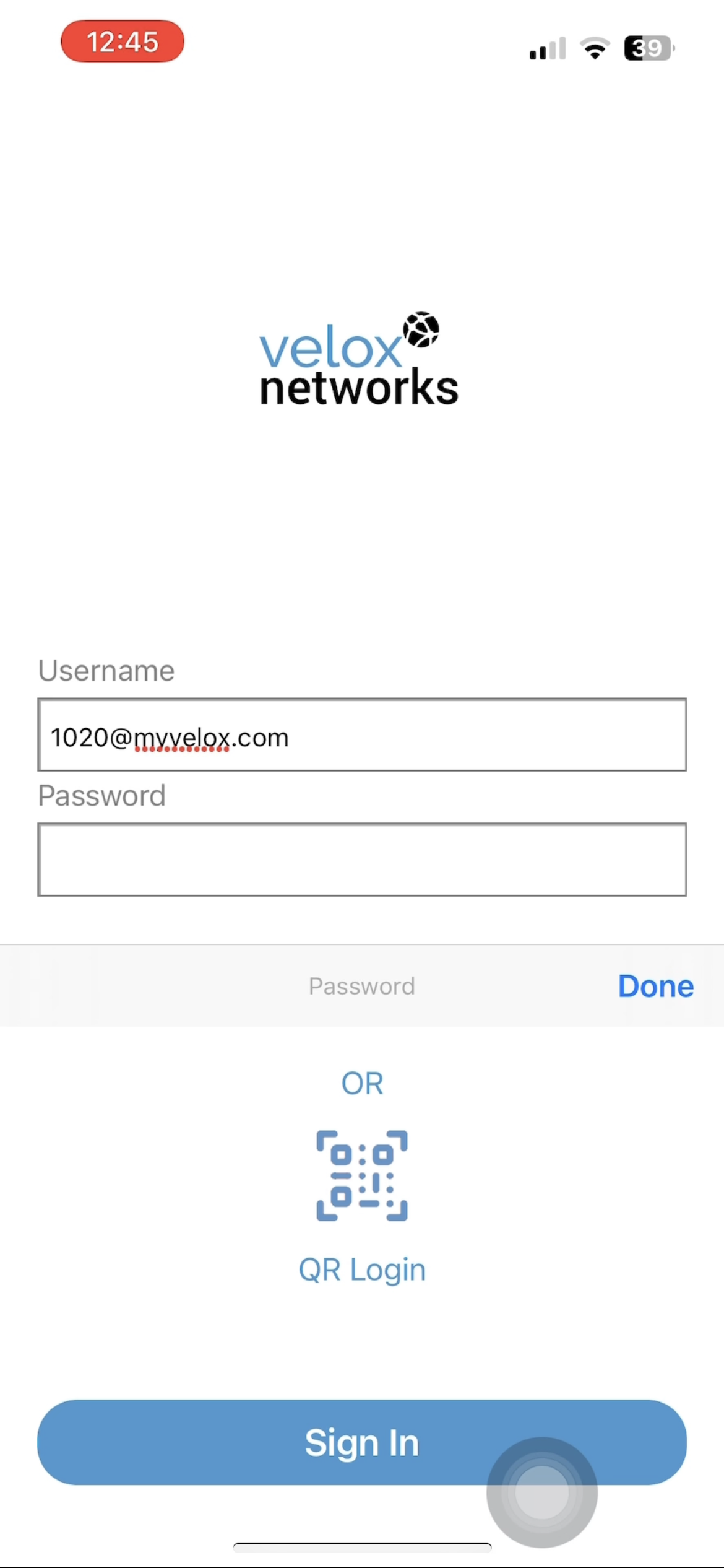 A screenshot of a login box

AI-generated content may be incorrect.