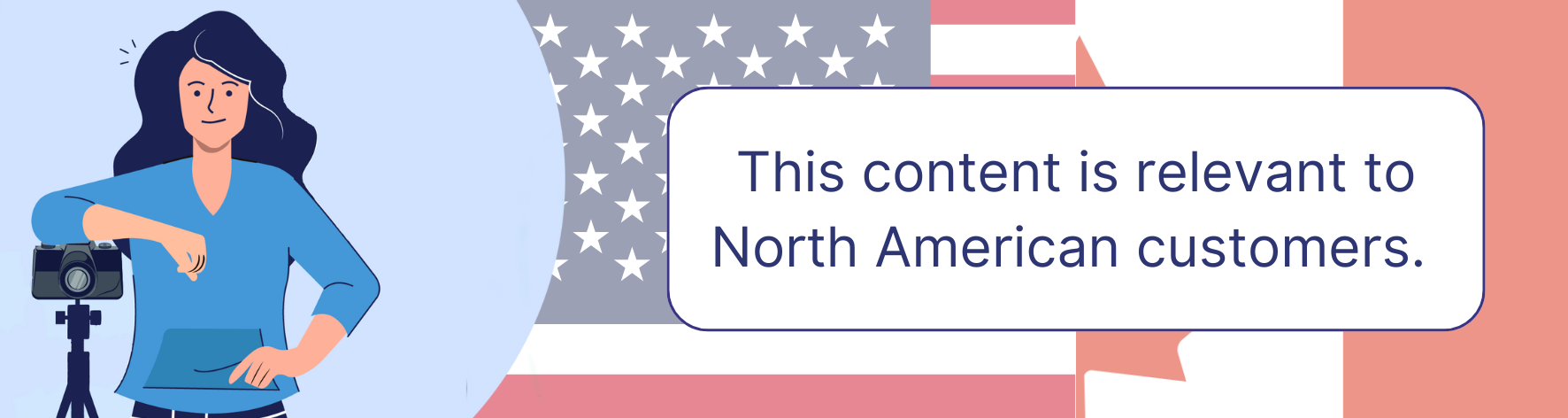 North American customer content banner.