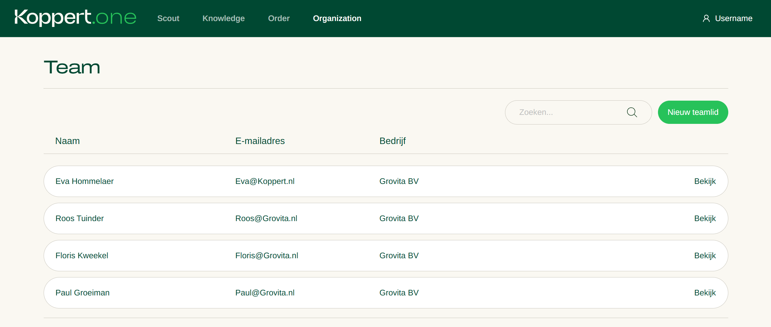 een afbeelding van de pagina ''Organization''