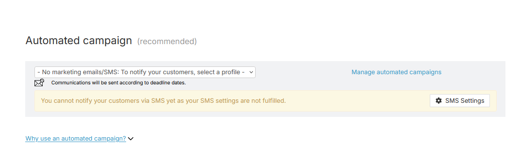 Add and save duplicated communication profile.
