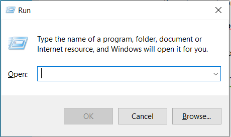 Run box in windows