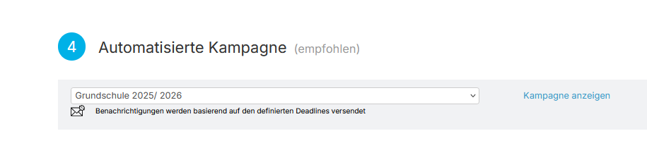 Automatisierte Kampagne konfigurieren