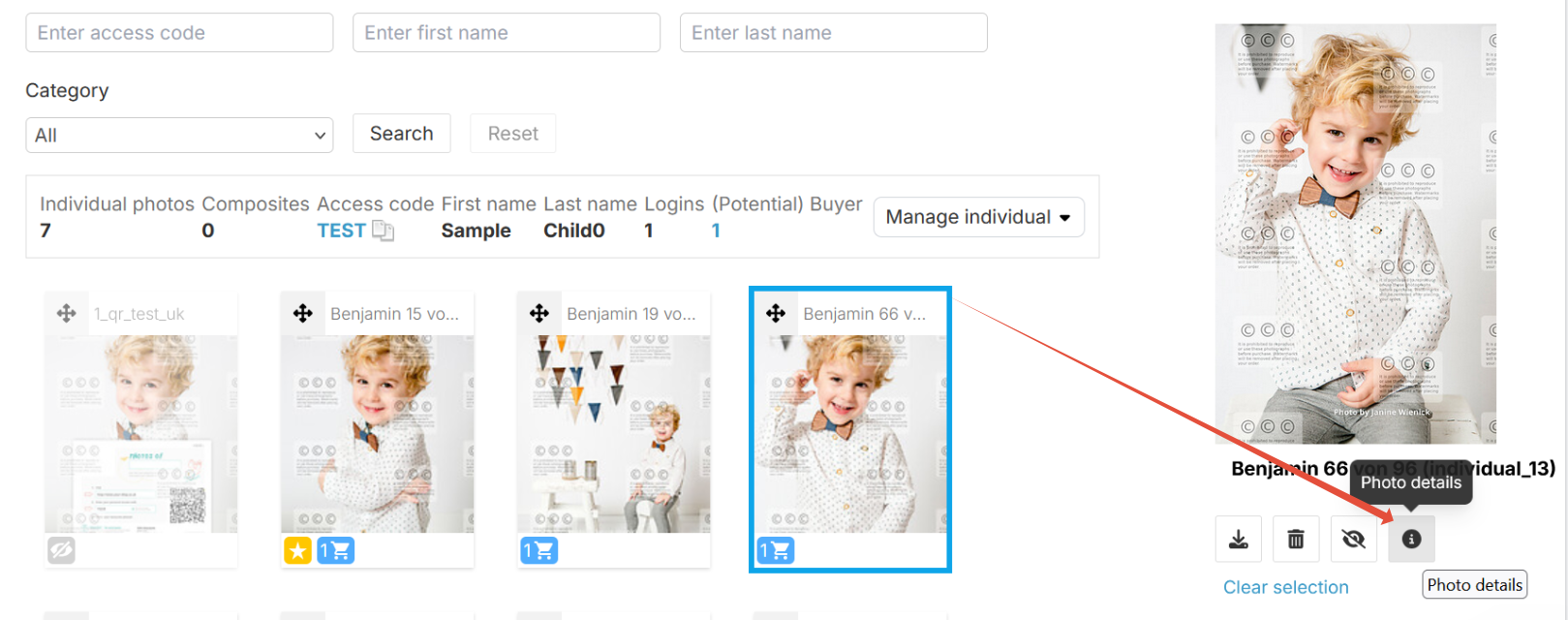Renaming photo option screenshot 1
