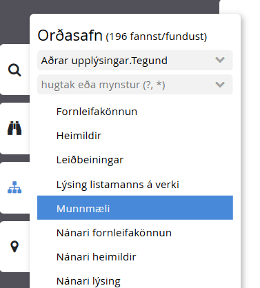 Efnisorðaskrá – vafri