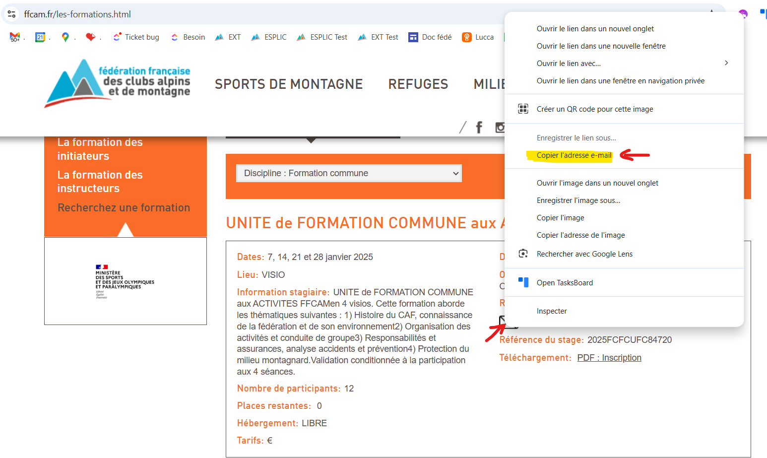 Une image contenant texte, capture d’écran, logiciel, Page web 
Description générée automatiquement