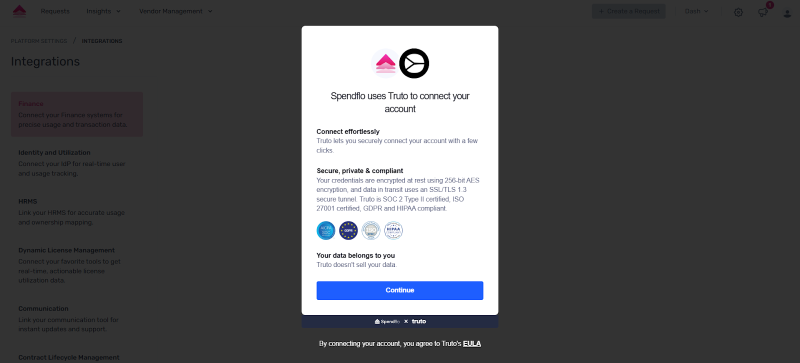Edit Configuration – Accounts tab