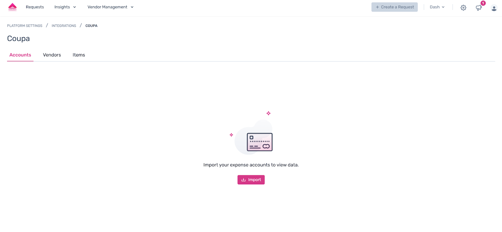 Spendflo – Coupa connect button