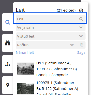Staðsetning grunnleitar