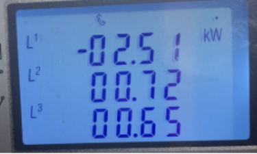 A blue screen with numbers 
AI-generated content may be incorrect.