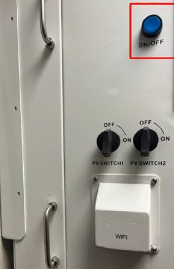 A close up of a switch 
Description automatically generated