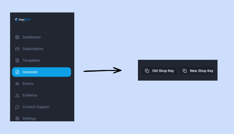 SnapShield Settings: GotPhoto Screenshot Protection Keys