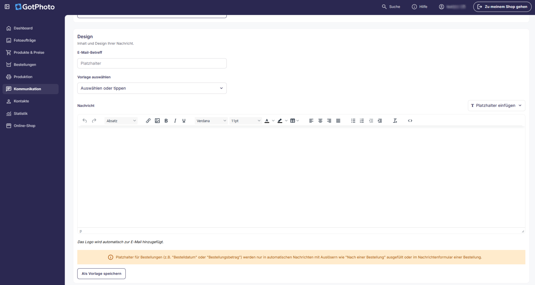 HTML-Editor mit Codeansicht