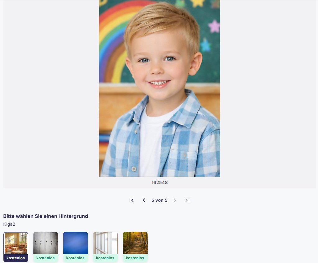 Screenshot mit den Fotoeffekten im neuen Shop.