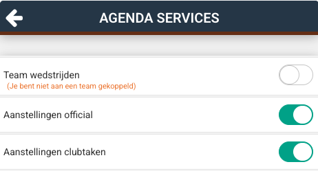 Kies wat er in je agenda komt