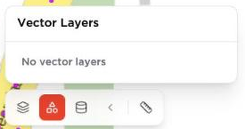 Paneel Vector Layers zonder gekoppelde lagen