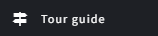 The Tour guide option in the user menu