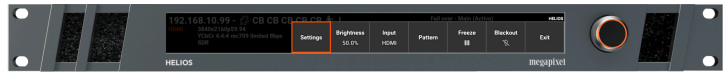 HELIOS® LCD Settings