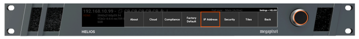 HELIOS® LCD Settings