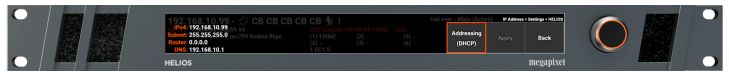 HELIOS® LCD Settings
