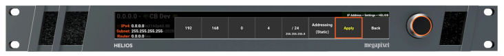 HELIOS® LCD Settings