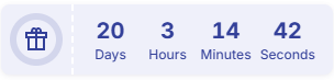 Countdown bis zum Ablaufdatum des Gutscheins im Shop
