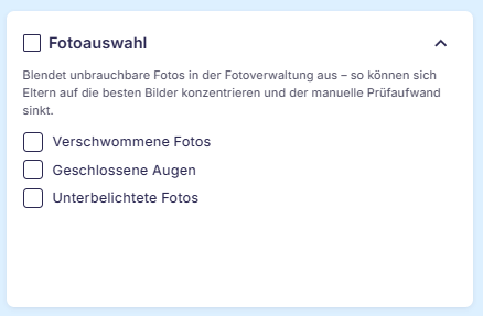 Erkanntes unterbelichtetes Foto