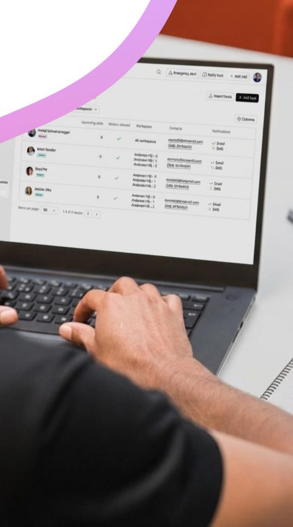 Käyttäjätietojen hallintaa kannettavalla tietokoneella