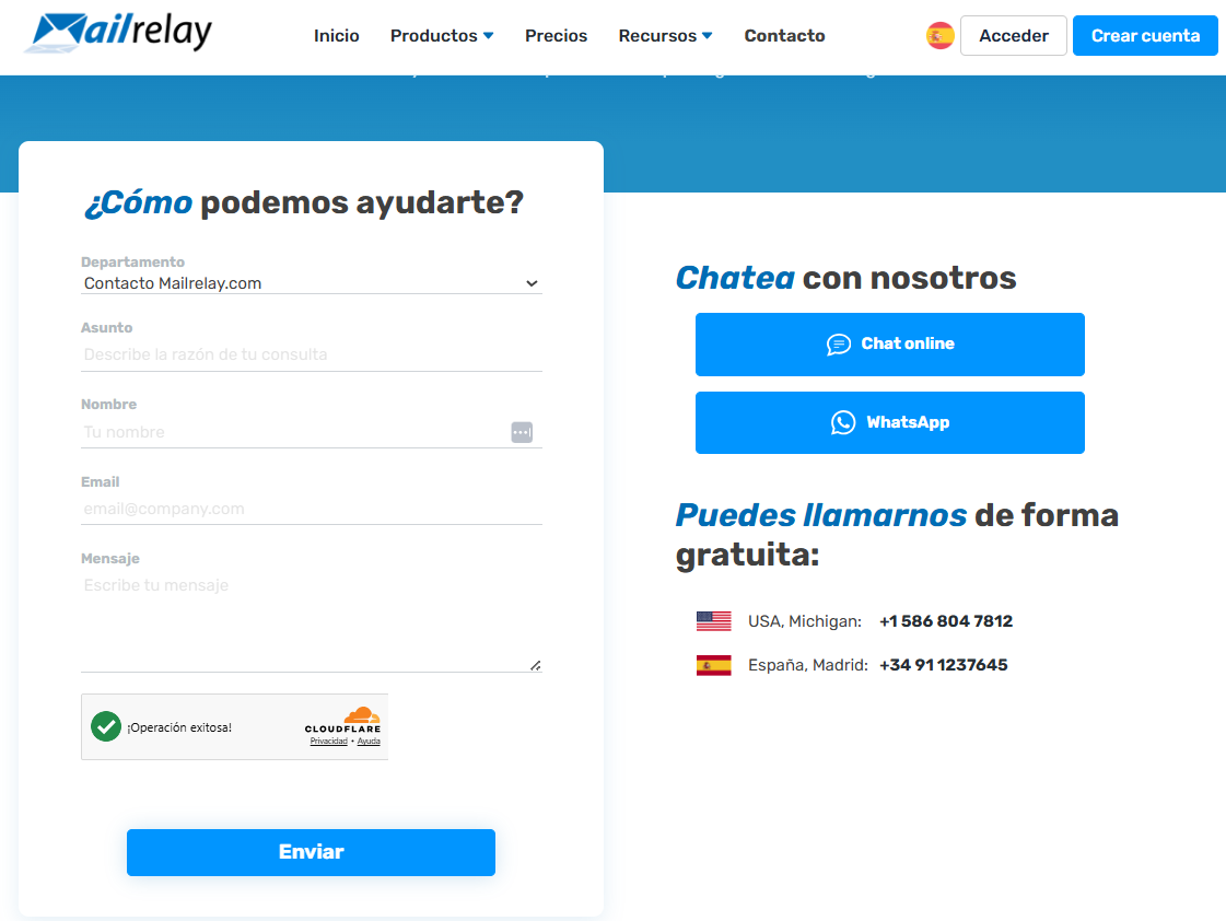 Obtén suport de Mailrelay